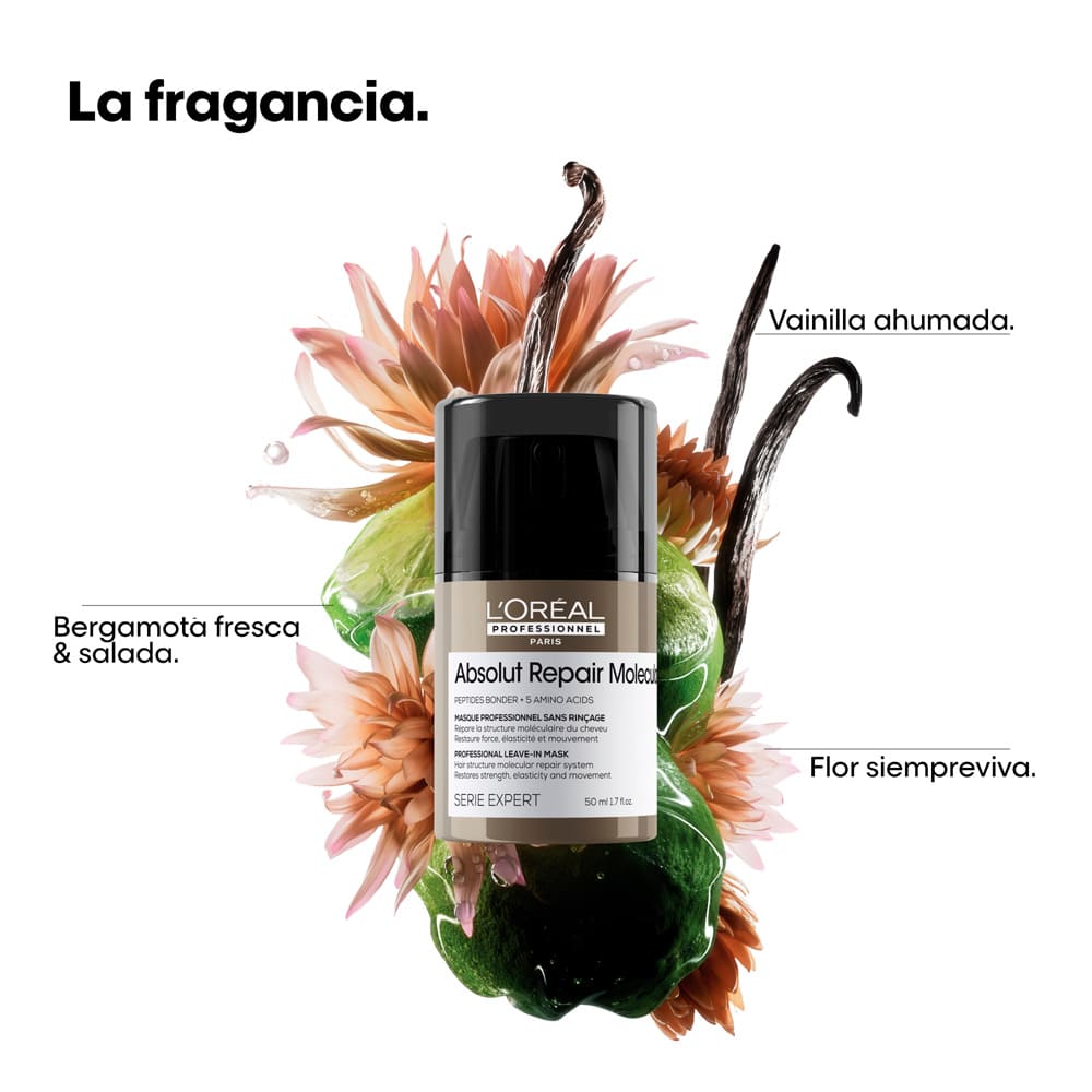 MASCARILLA SIN ENJUAGUE ABSOLUT REPAIR MOLECULAR (MASCARILLA PARA CABELLO MUY DAÑADO)